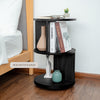 KAYMILY Round End Tables, Mid Century Modern 3 Tier Side Table for Living Room, Bedroom & Office