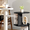KAYMILY Round End Tables, Mid Century Modern 3 Tier Side Table for Living Room, Bedroom & Office