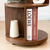 KAYMILY Round End Tables, Mid Century Modern 3 Tier Side Table for Living Room, Bedroom & Office